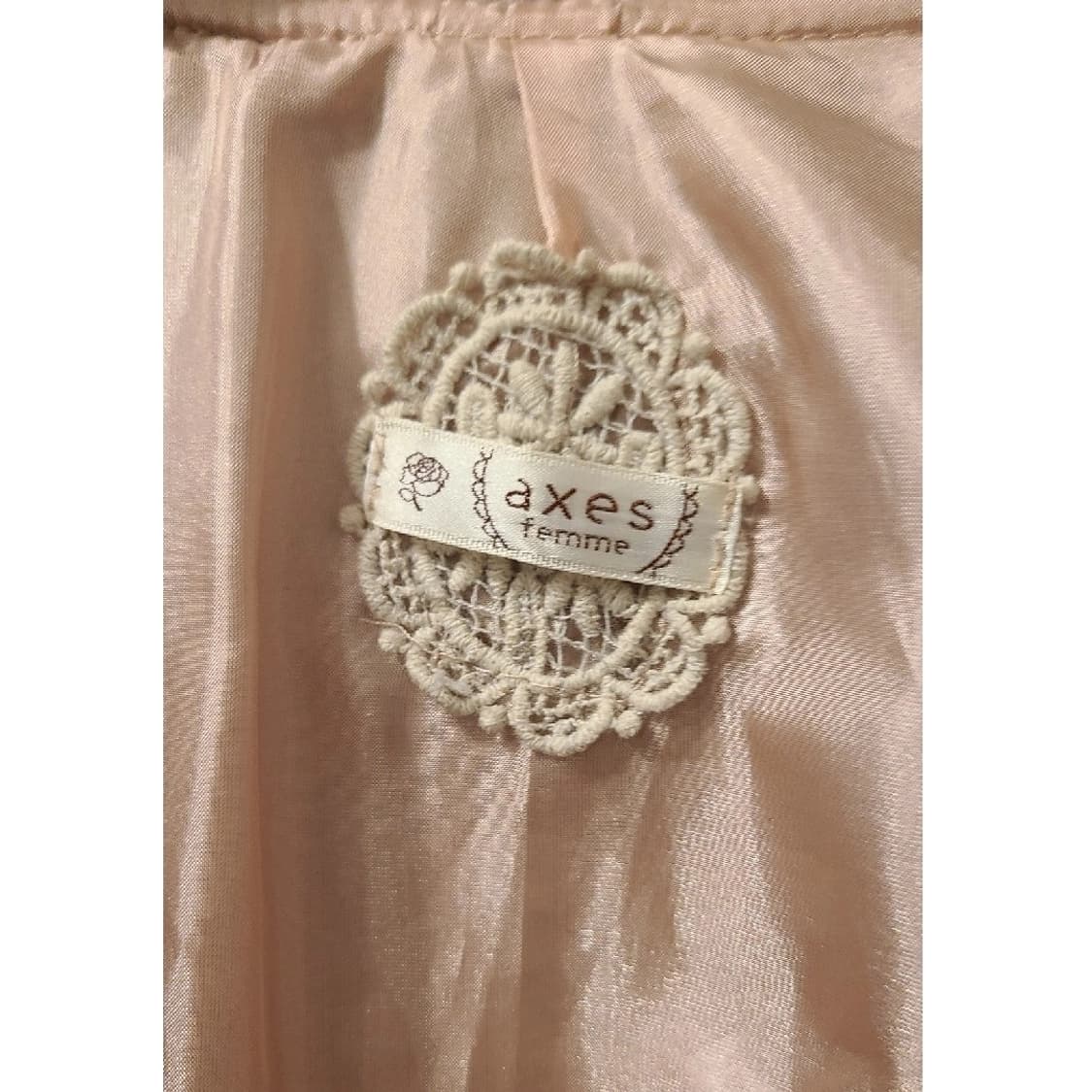 리즈리사 엑시즈팜 히메갸루 로즈 코트 라떼갸루 빈티지 모리걸 상품이미지3