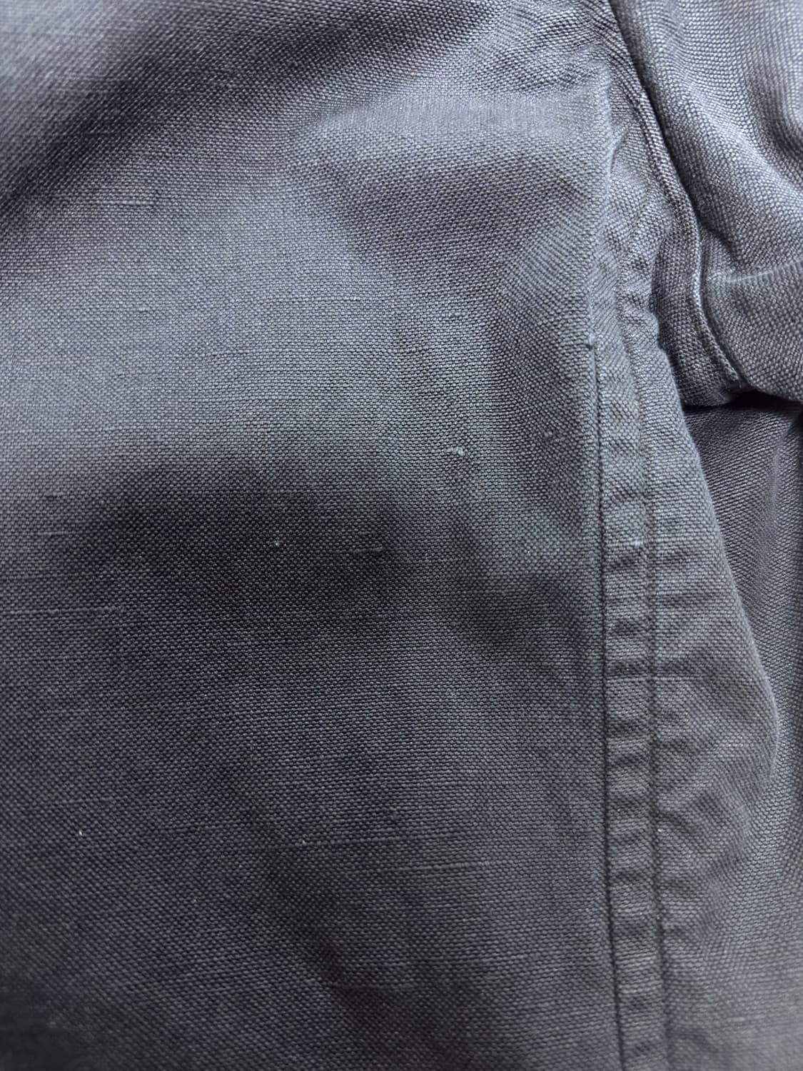 [2] a.presse 아프레쎄 실크 햄프 스포츠자켓 블랙 상품이미지5