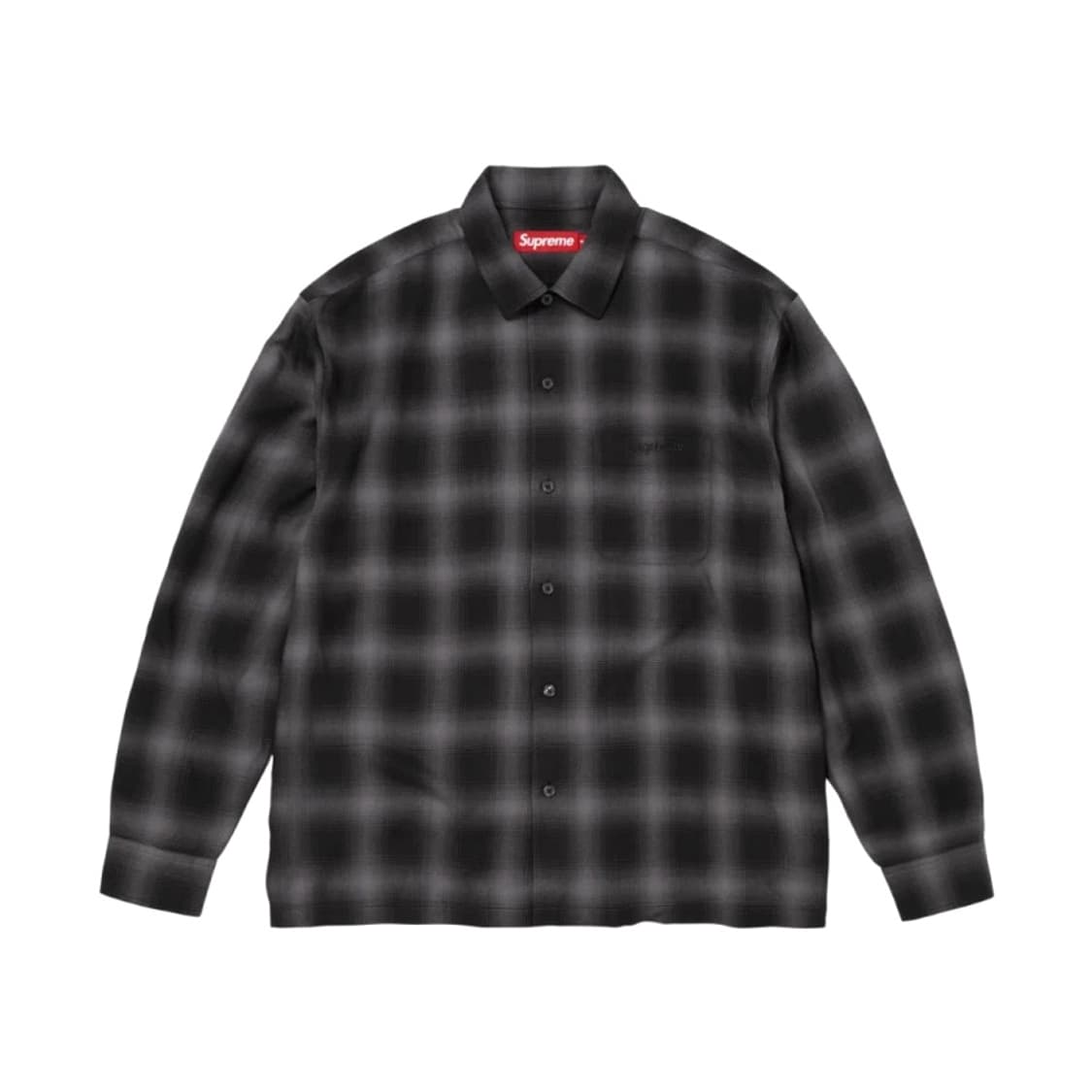 M) 슈프림 레이온 쉐도우 플레이드 셔츠 상품이미지1