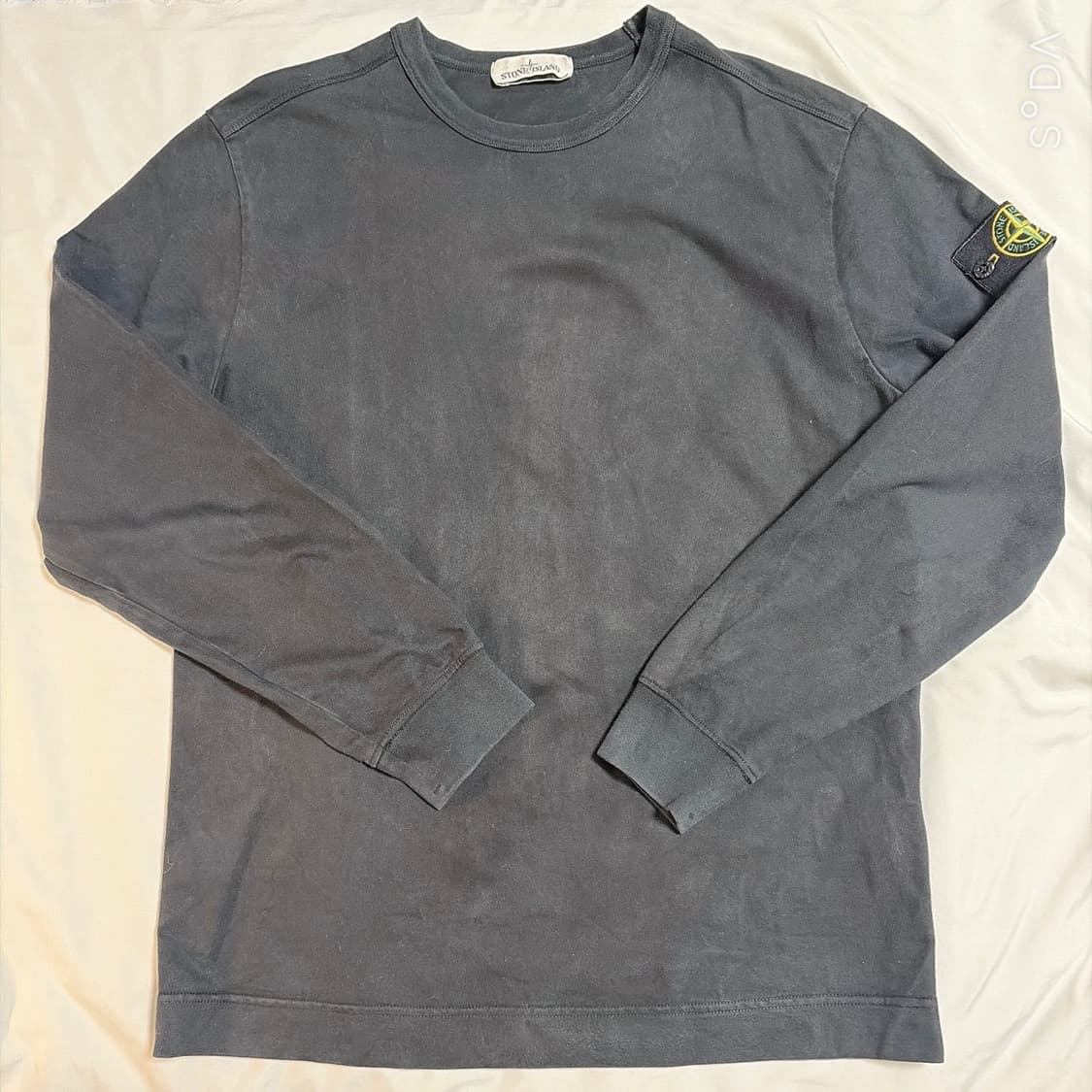 스톤아일랜드 블랙 긴팔티셔츠 (롱슬리브) L 상품이미지1