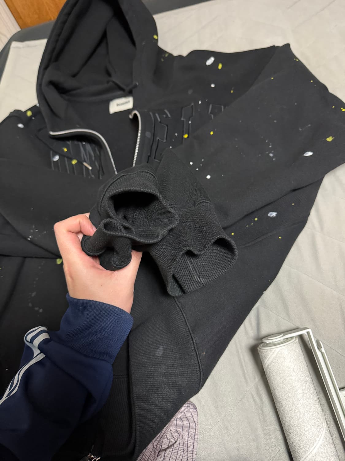 노앙 페인팅 후드집업 L 상품이미지6