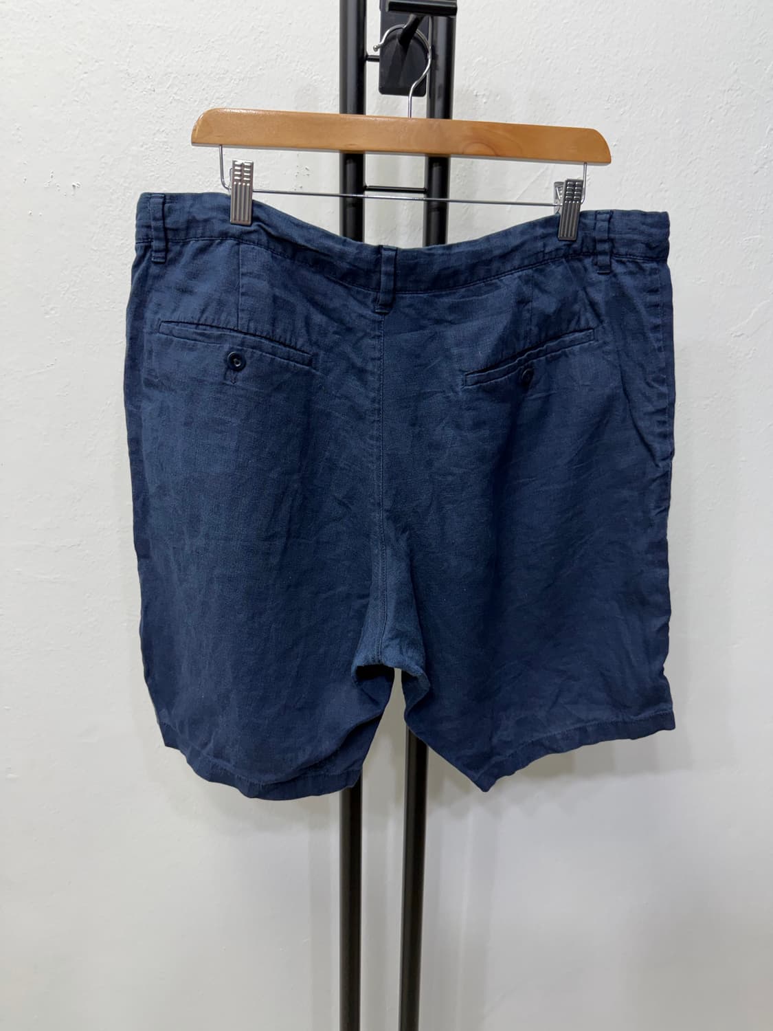 정품) GANT 간트 남성 네이비 린넨 반바지 XL(38인치) 상품이미지4