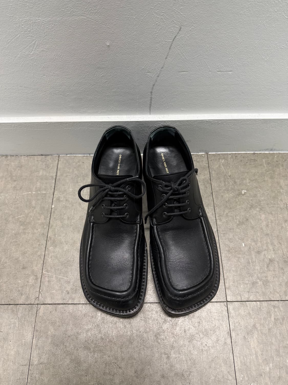 드리스반노튼 스퀘어 더비슈즈 상품이미지4