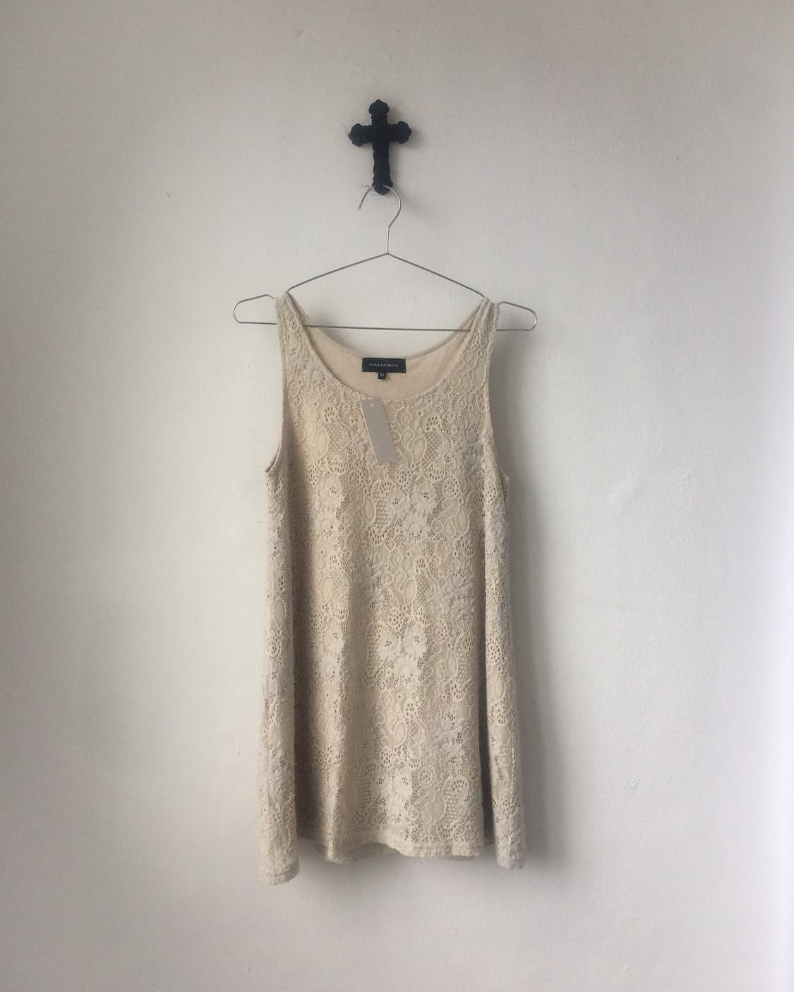 Pattern point crochet sleeveless 상품이미지2