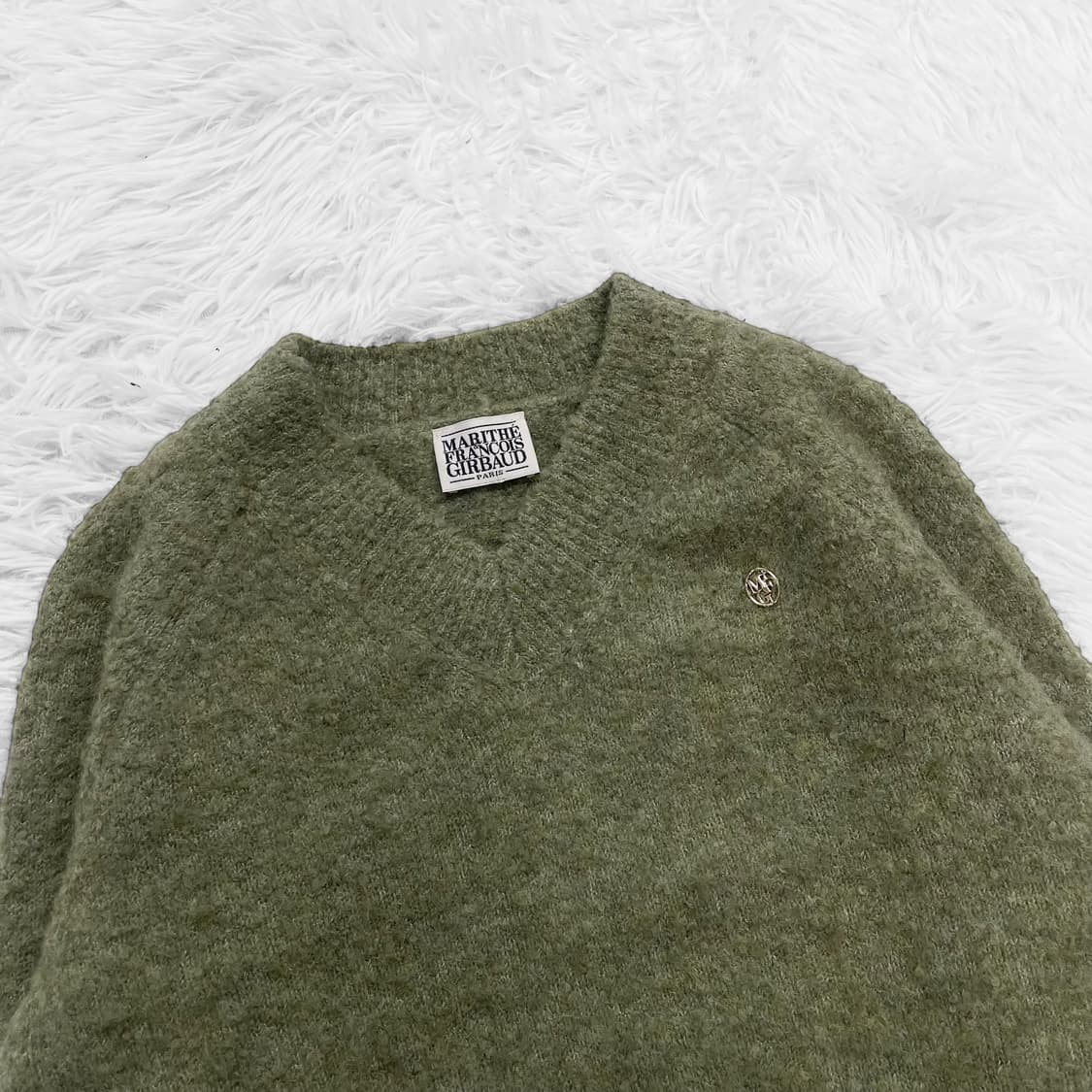 마리떼프랑소와저버 W 브이넥 크롭 니트 상품이미지3