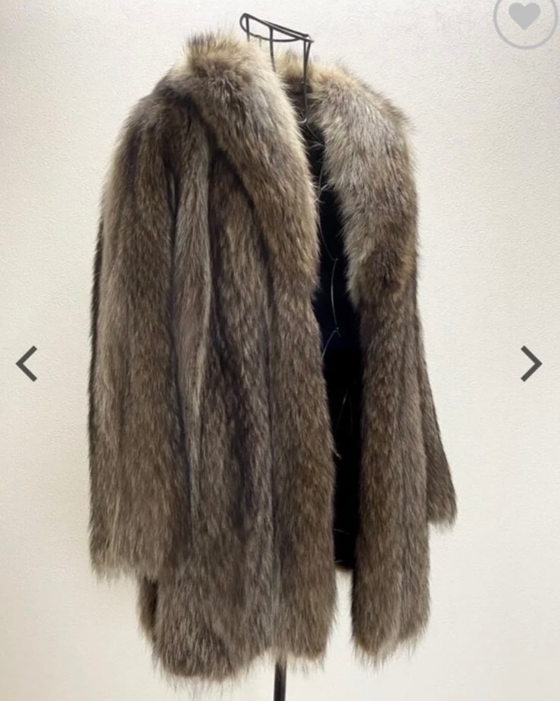 리얼 천연 라쿤퍼 하프코트 상품이미지2