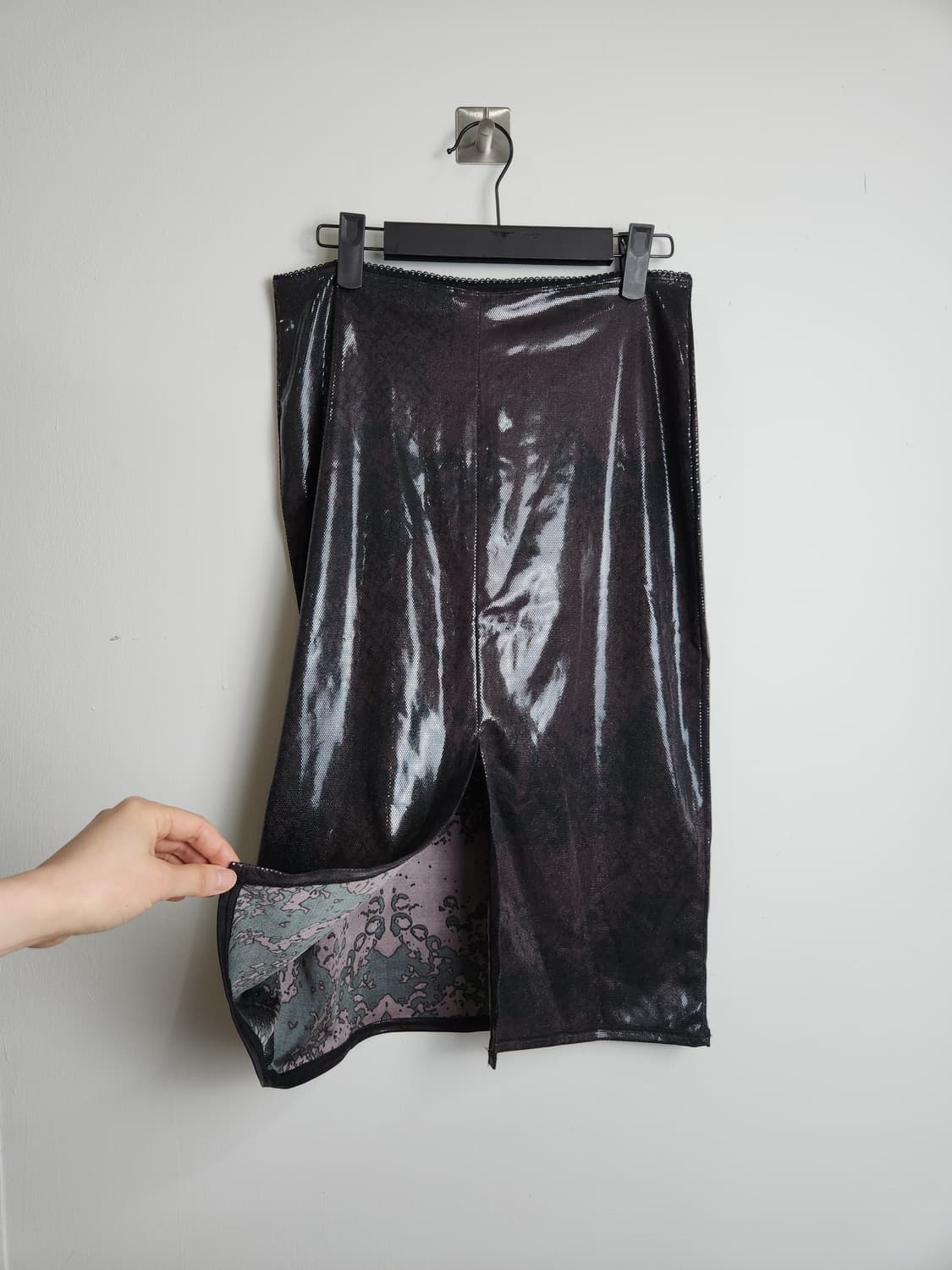 (made in france)글로시 패턴 스커트 상품이미지9