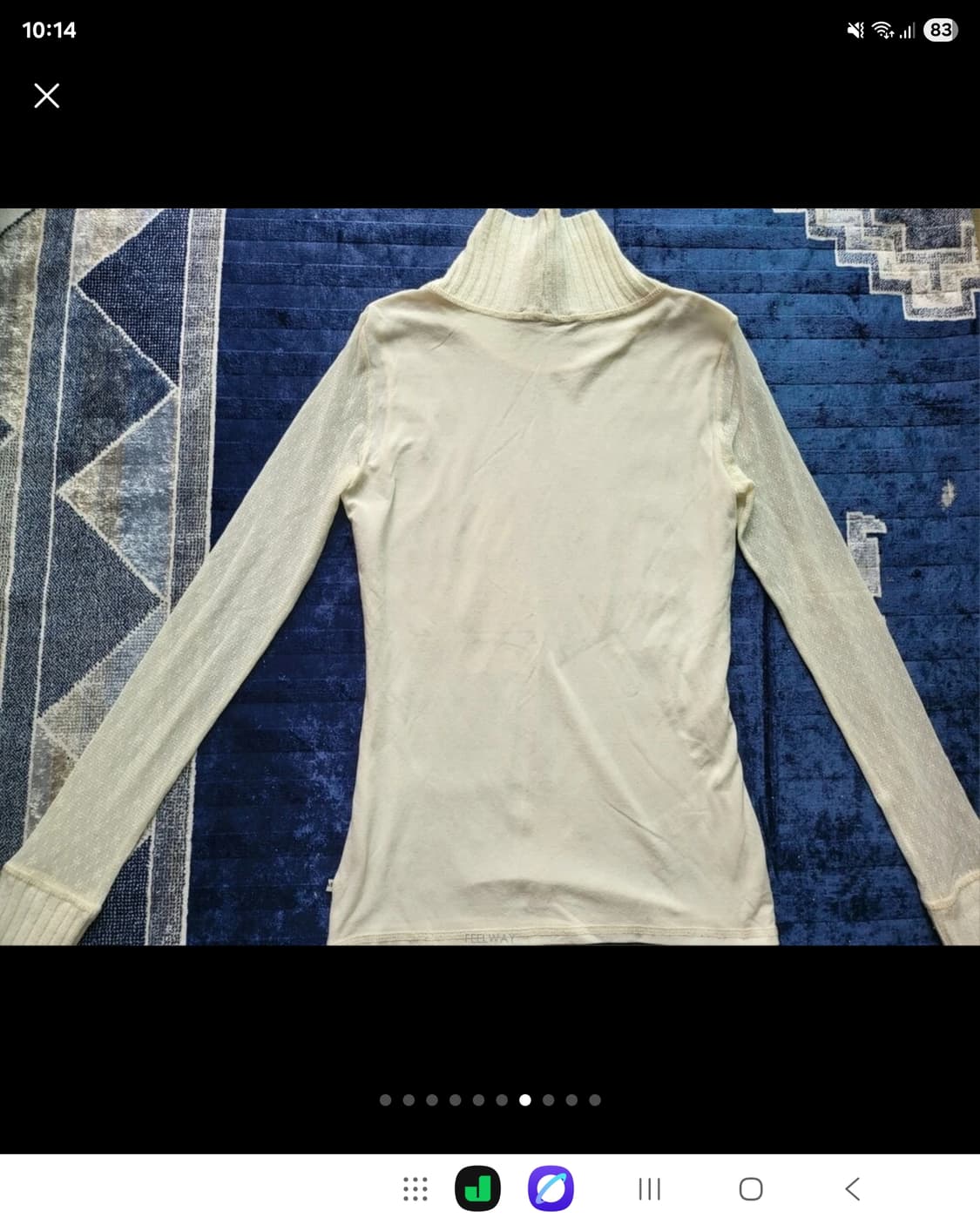 프랑스 모르간 메쉬 레이스 망사 티셔츠  상품이미지6