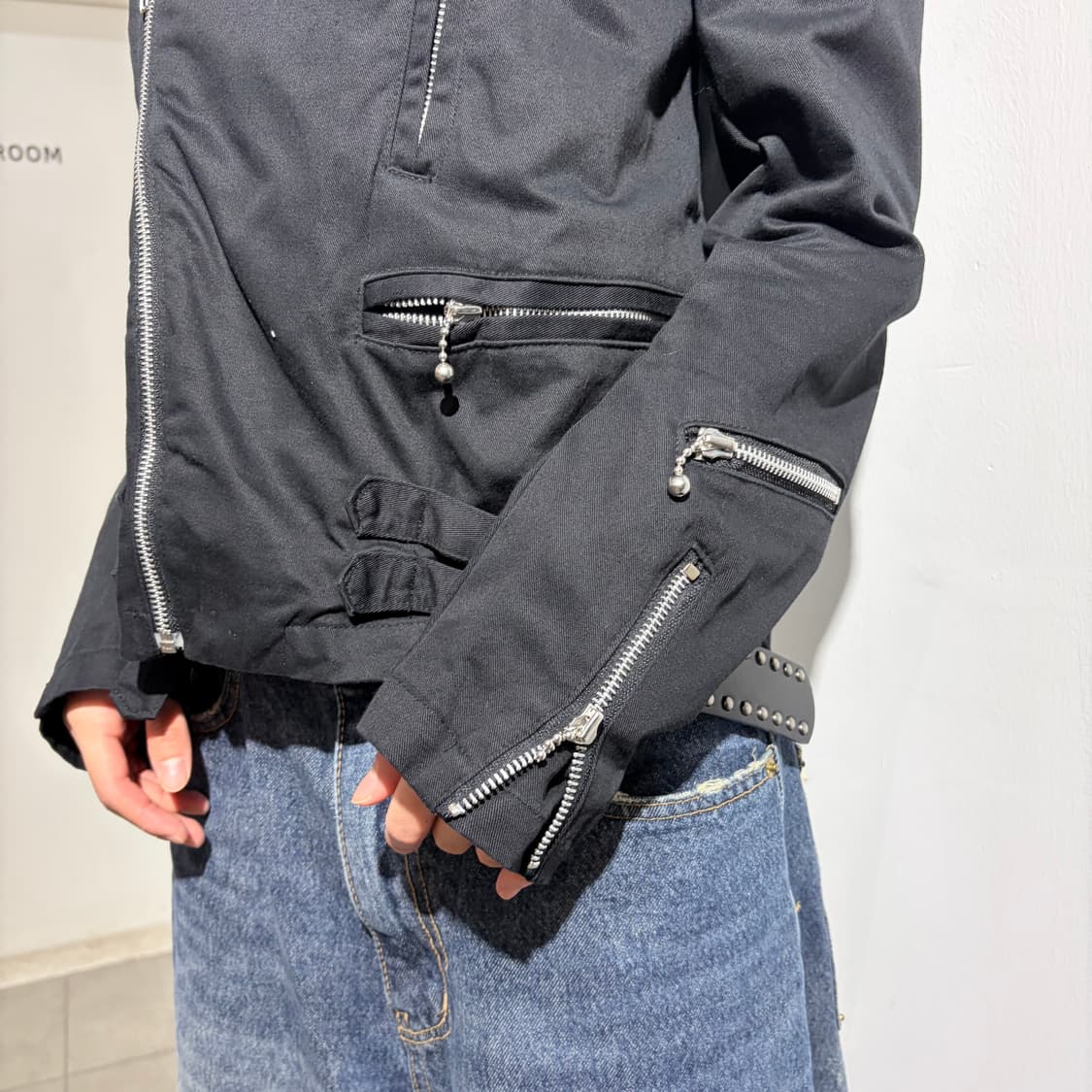 펑크 레오파드 라이더 자켓 상품이미지2