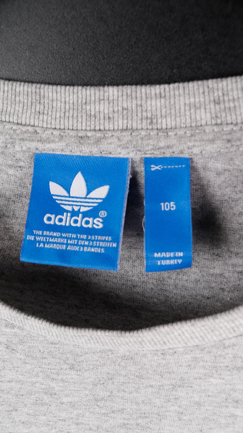 아디다스 오리지날 회색 프린팅 반팔 상품이미지2