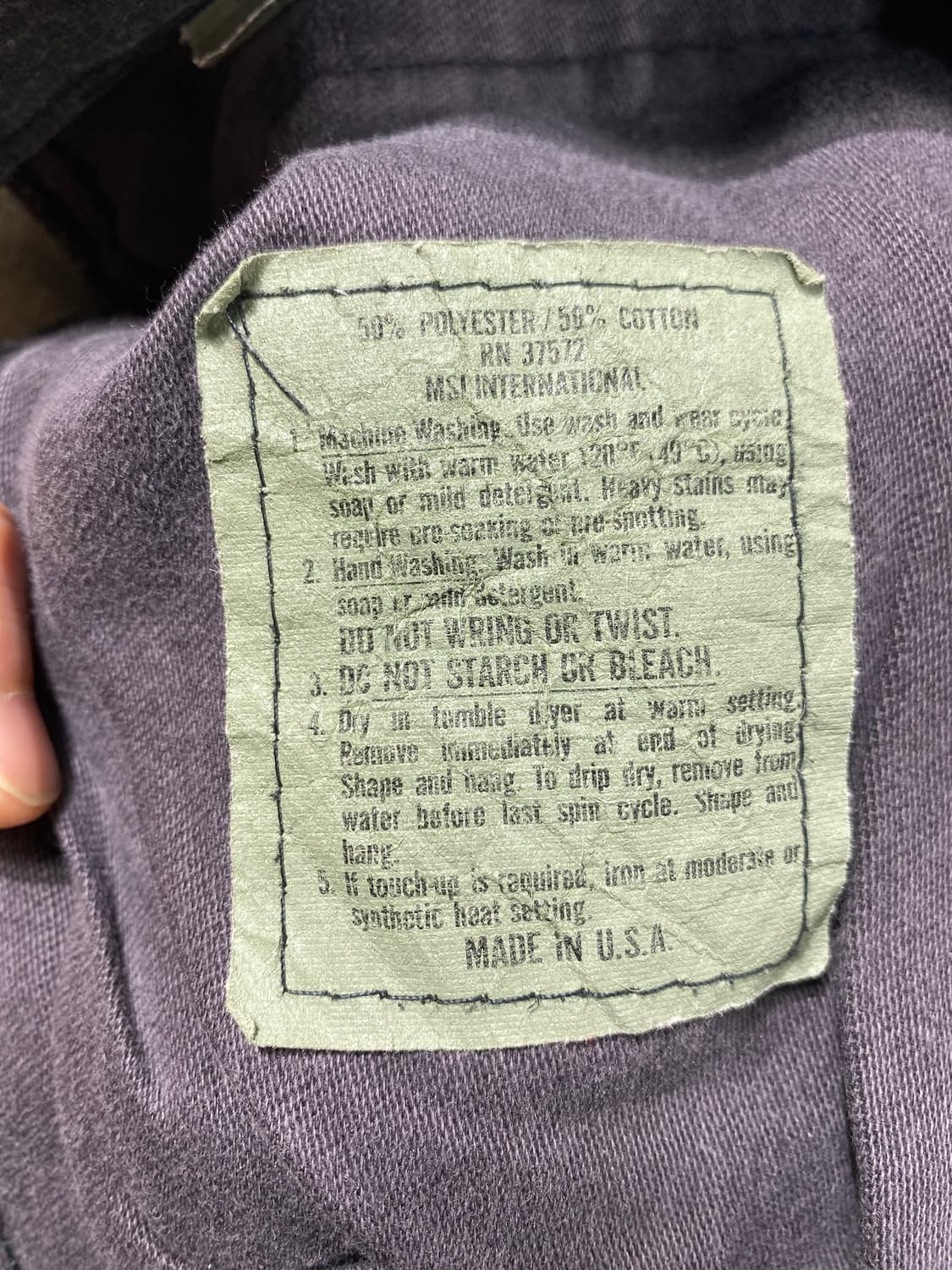 [M] U.S.ARMY 미군 타이거 카모 밀리터리 BDU 카고팬츠 상품이미지8