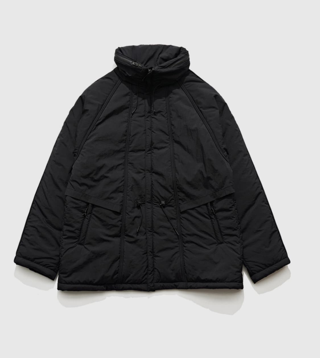 새상품)언어펙티드 패디드 파라슈트 점퍼 블랙 상품이미지8