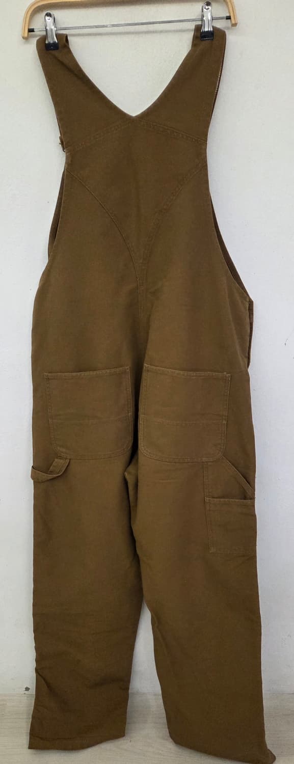 칼하트 오버롤 멜빵바지 33x32 브라운 상품이미지5