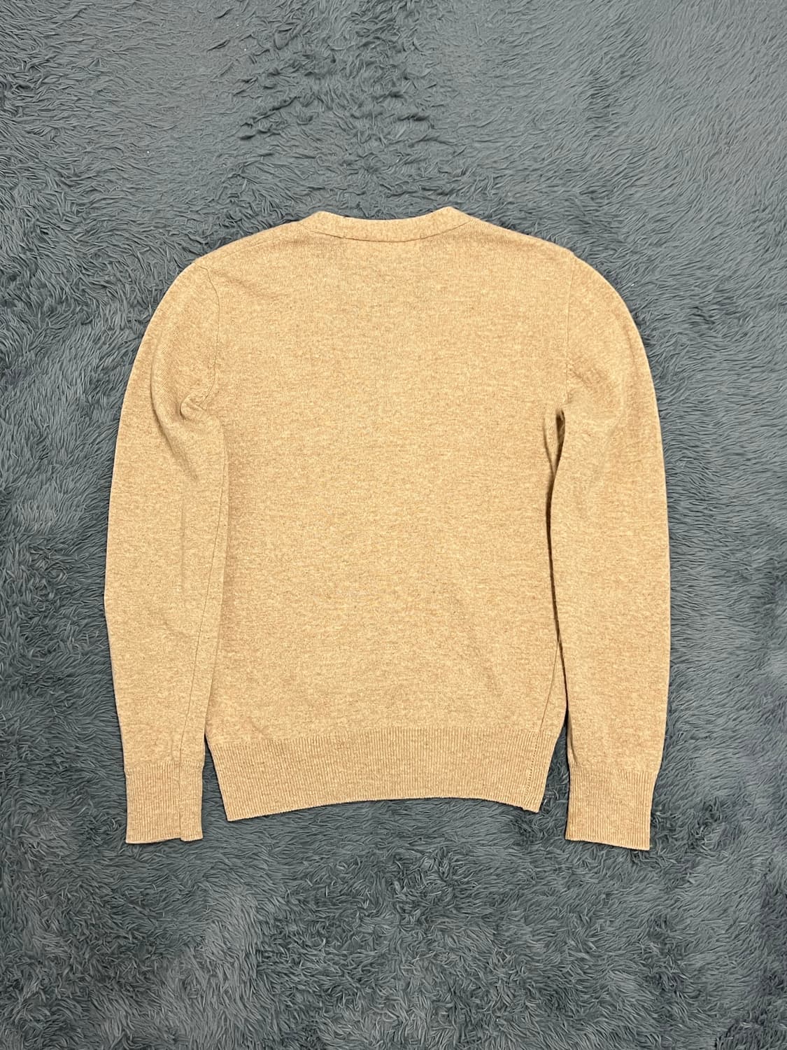 꼼데가르송 베이지 울 니트 가디건 M 상품이미지5