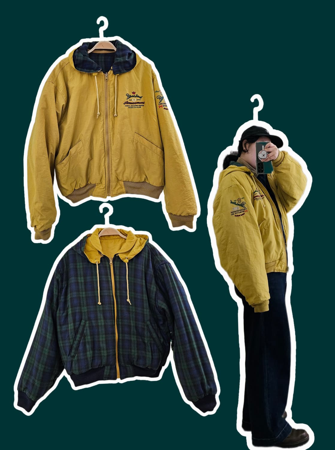 Blood stock 리버시블 반전 패딩 상품이미지1