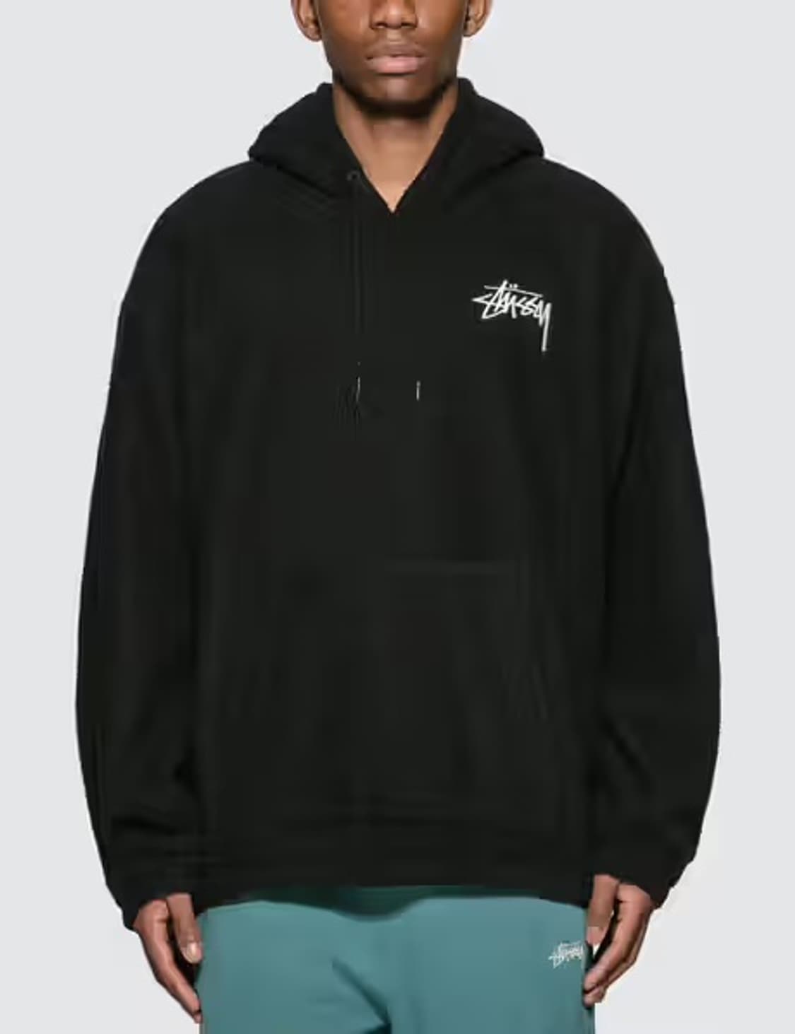 [XL]스투시 브론손 후리스 후디 블랙 상품이미지2