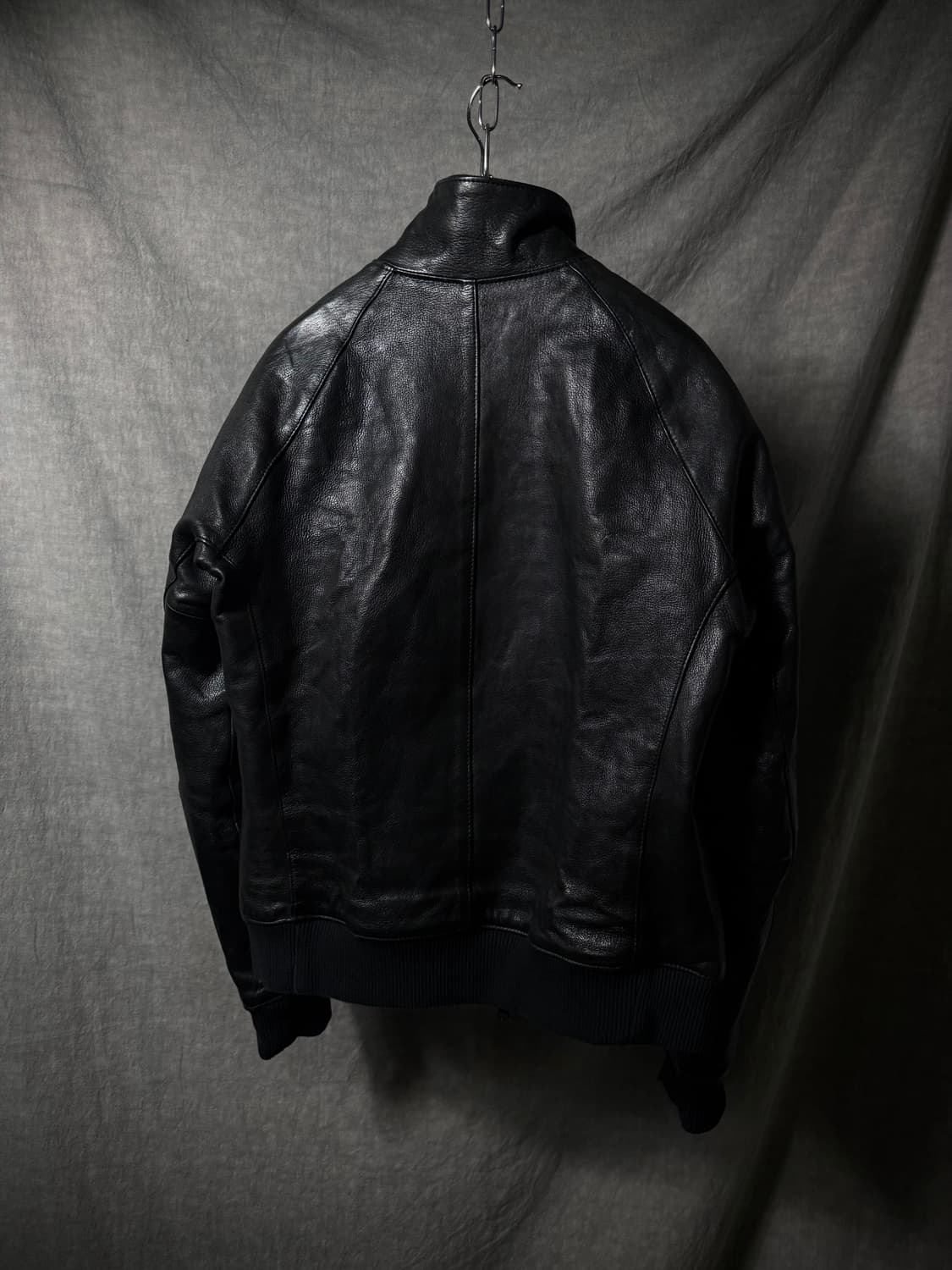 Junhashimoto Asymmetric Zip Leather Jack 상품이미지9