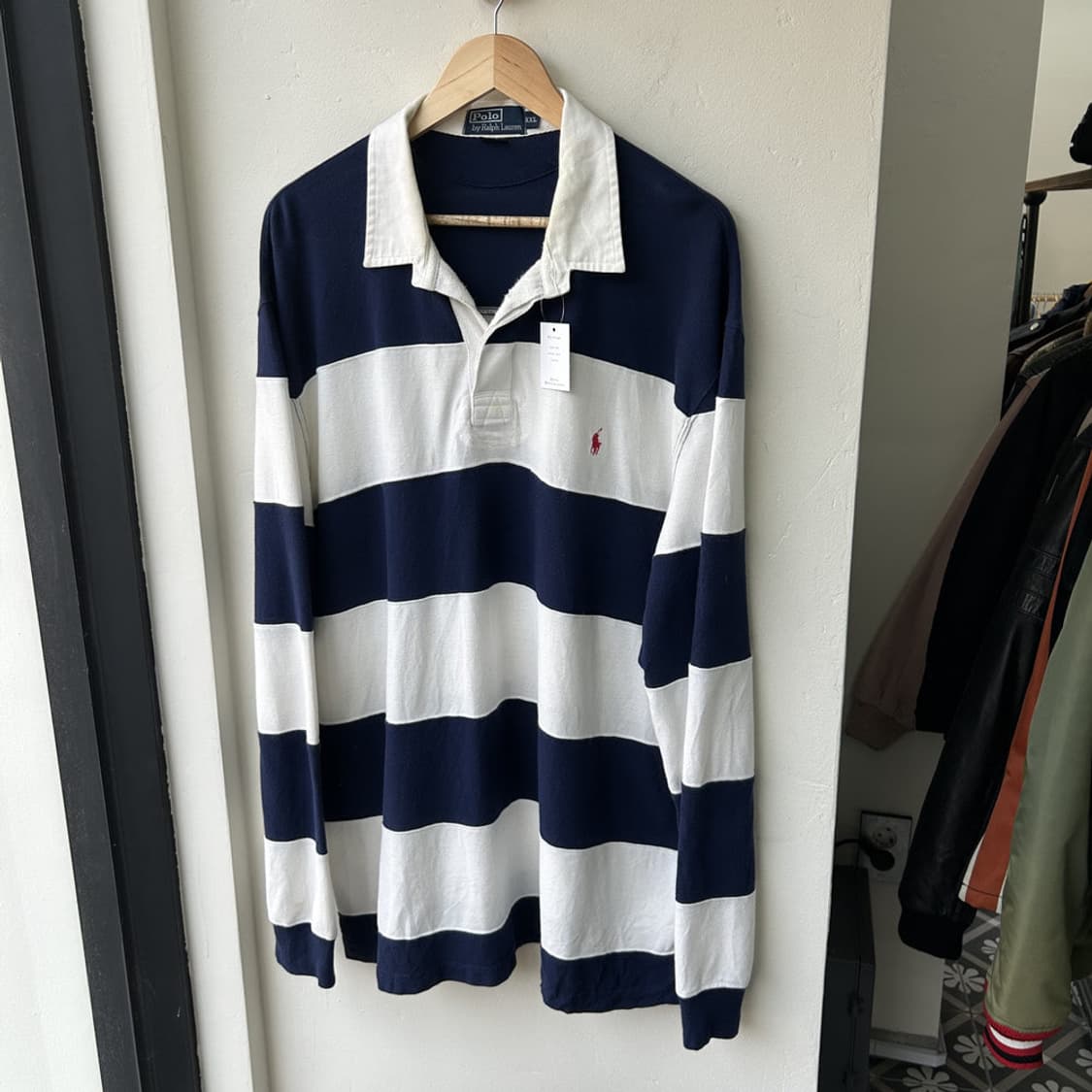 16499 - 폴로 랄프로렌 스트라이프 럭비티 상품이미지2