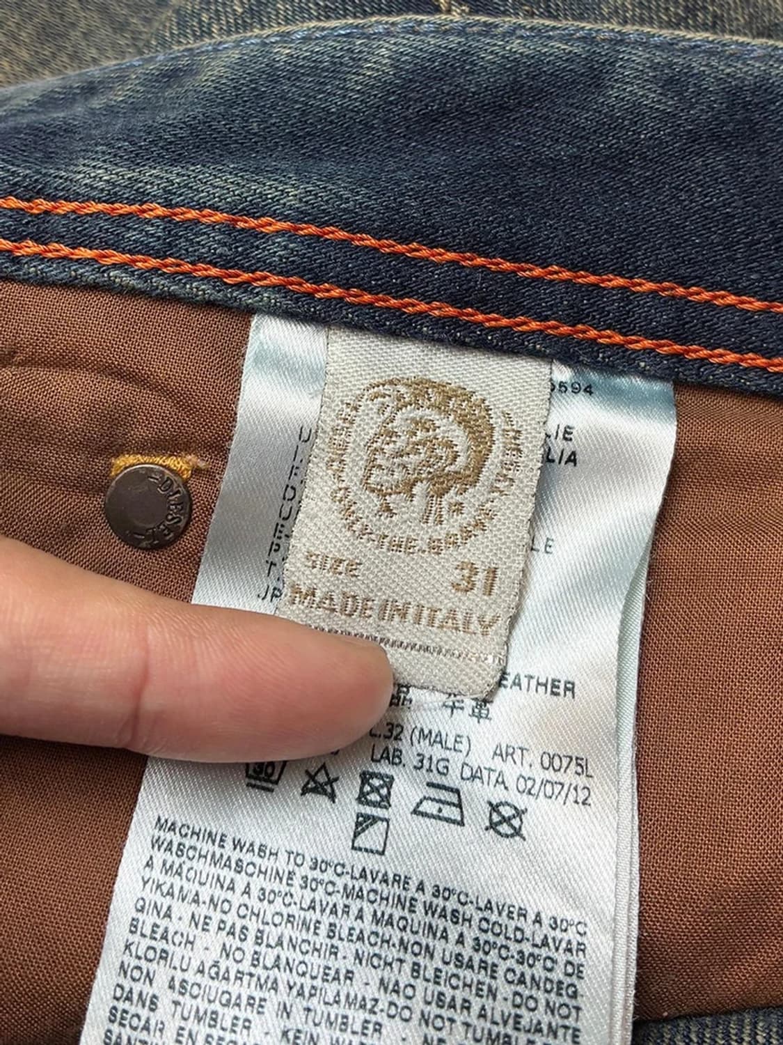 디젤 00s New-Fanker 더티 페이딩 데님 팬츠 PN5278 상품이미지10