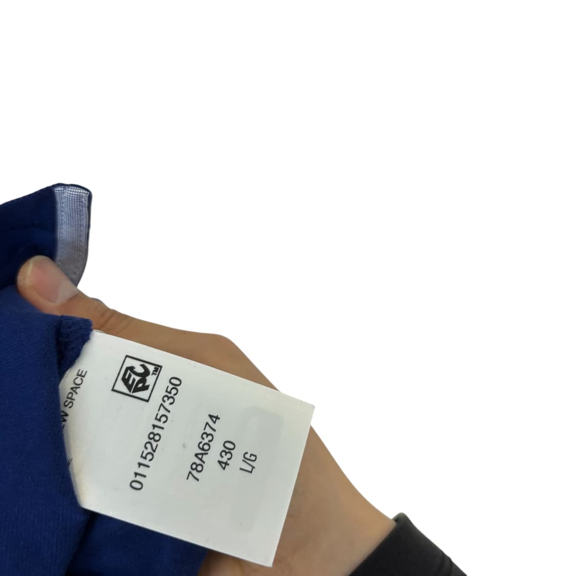 타미힐피거 슬림 핏 블루 반팔 카라티 상품이미지4