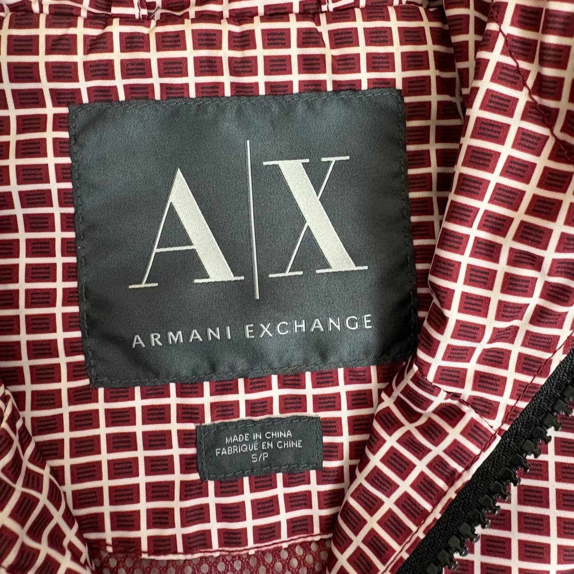 아르마니 익스체인지 armani exchange 체크 윈드브레이커 자켓 상품이미지5