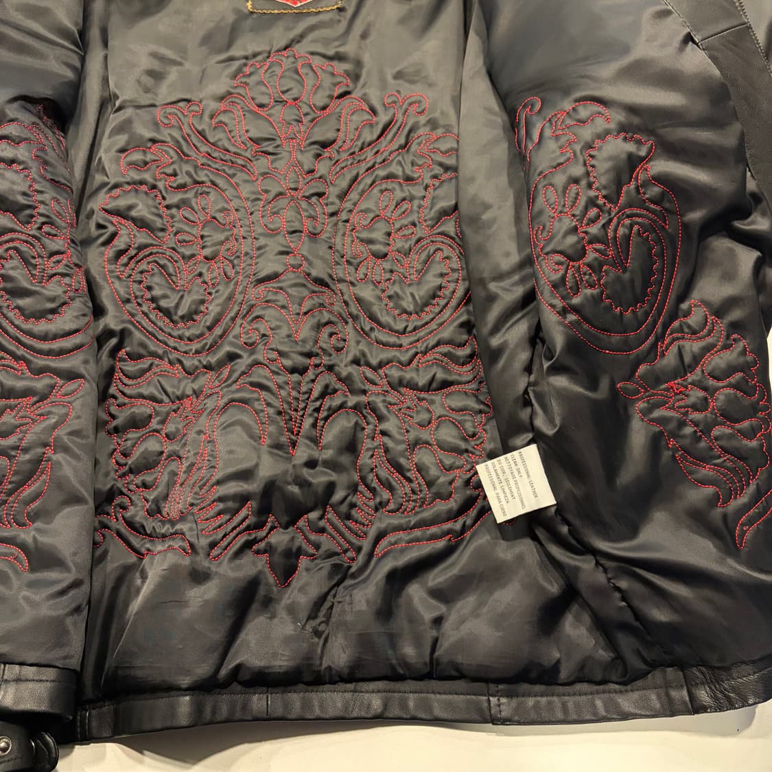 [XL] PARASUCO 파라수코 블랙 가죽 라이더 레더 자켓 C992 상품이미지9