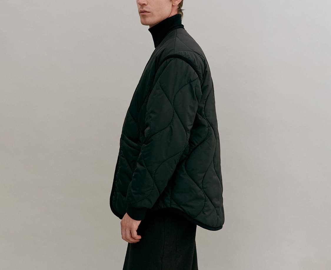 (정품/새상품) LAVENHAM 라벤햄 남성 블랙 홀스 러그 퀼팅 자켓 상품이미지8