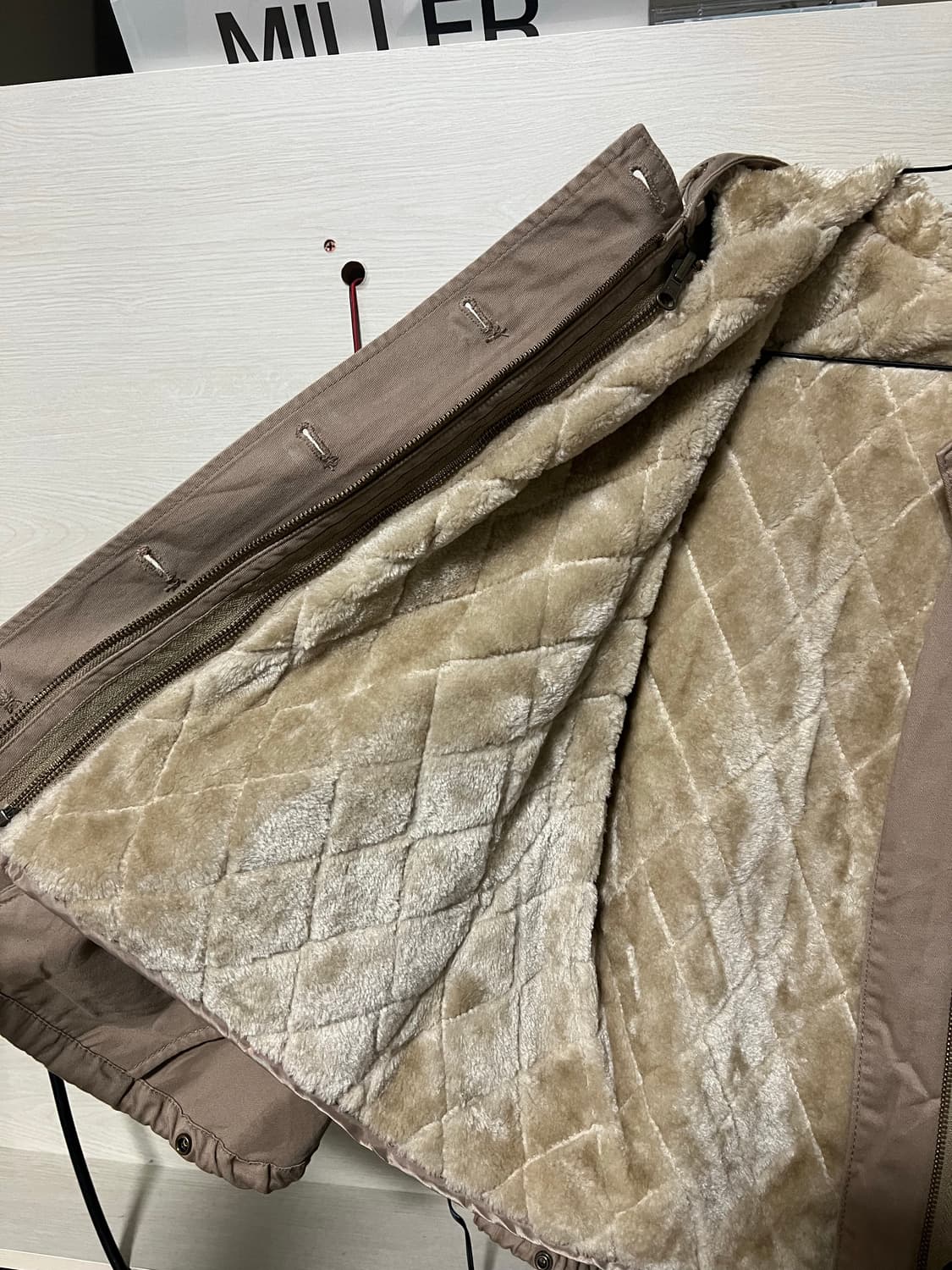 로리즈팜 퍼 케이프 모리걸 야상 lowrys farm  상품이미지5