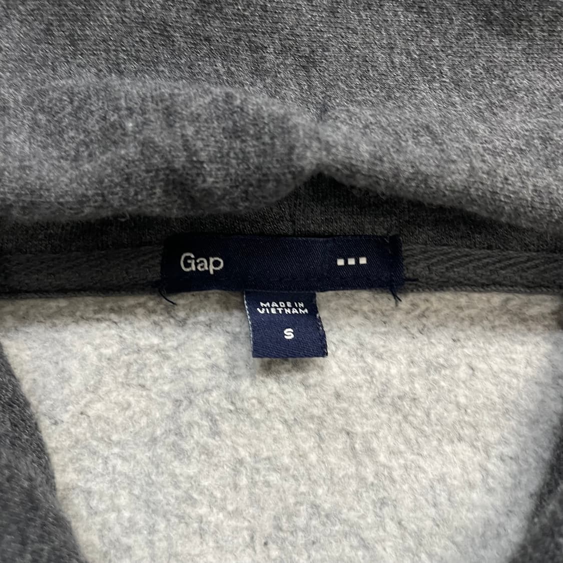 갭 Gap 스펠 로고 후드집업 그레이 상품이미지4