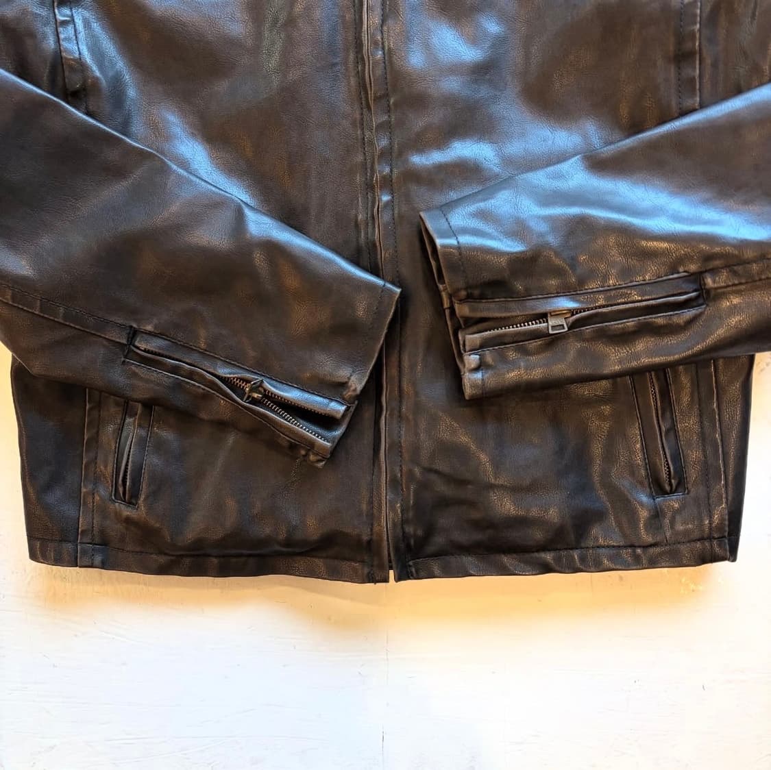 리바이스 후드 레더 바이커 자켓 상품이미지7