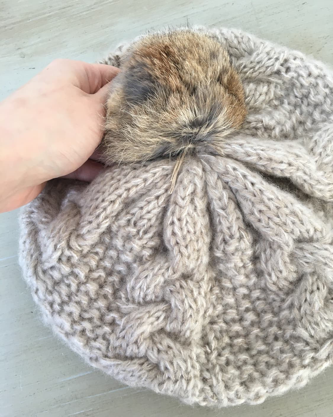  pom knit beret 상품이미지5