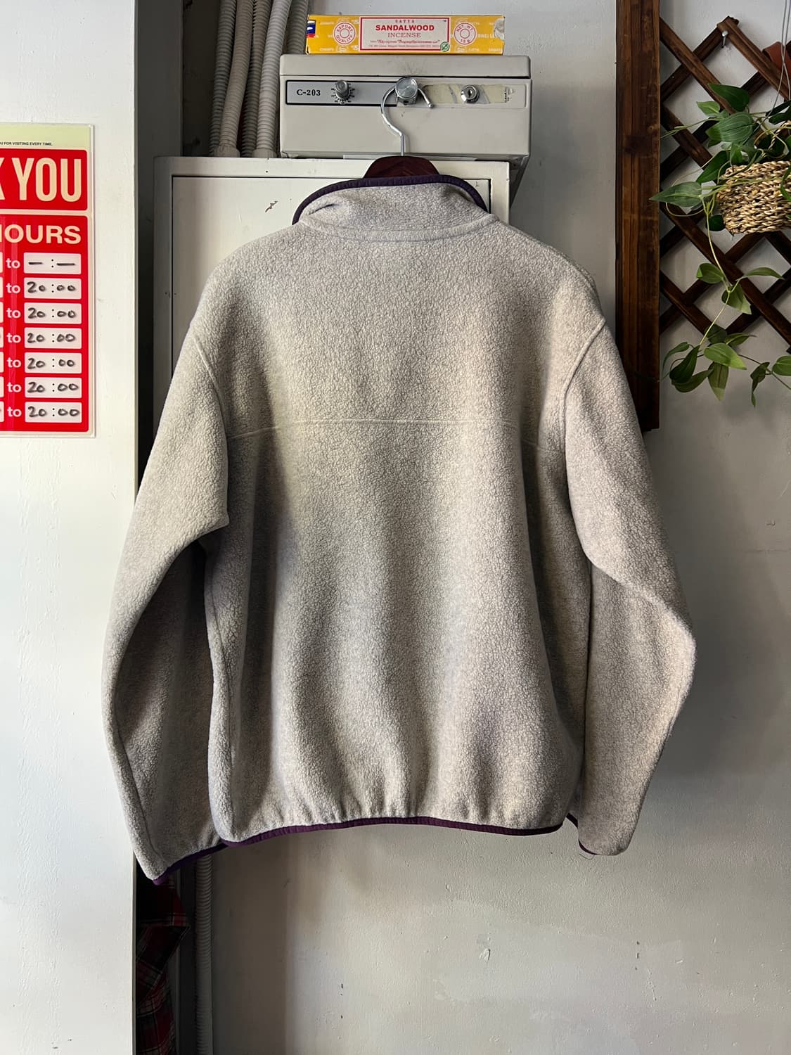 [XL]파타고니아 신칠라 아이보리 아노락 플리스 상품이미지6