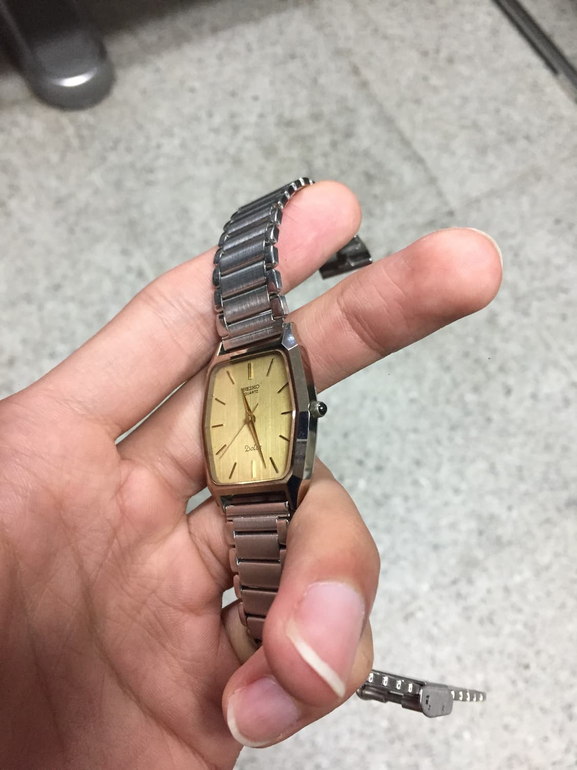 80s seiko dolce quartz silver-gold 상품이미지4