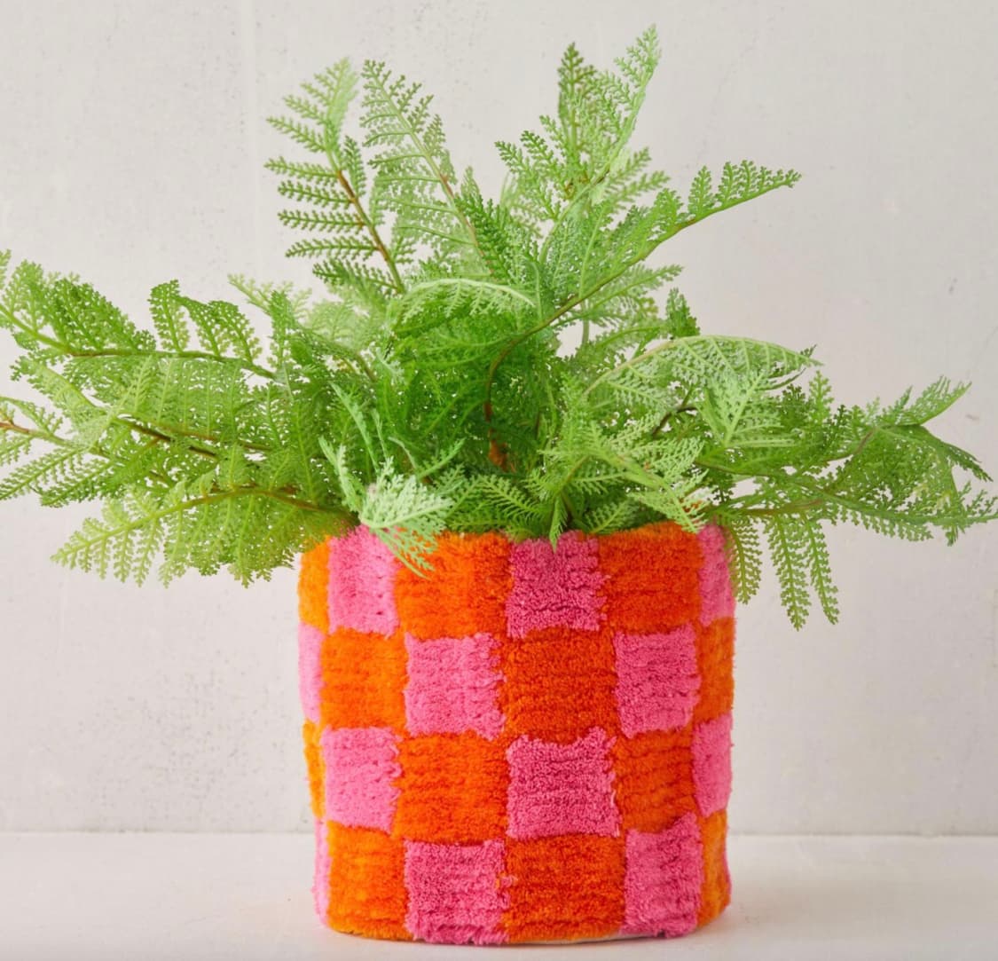 (새상품)터프팅 화분 커버 상품이미지1