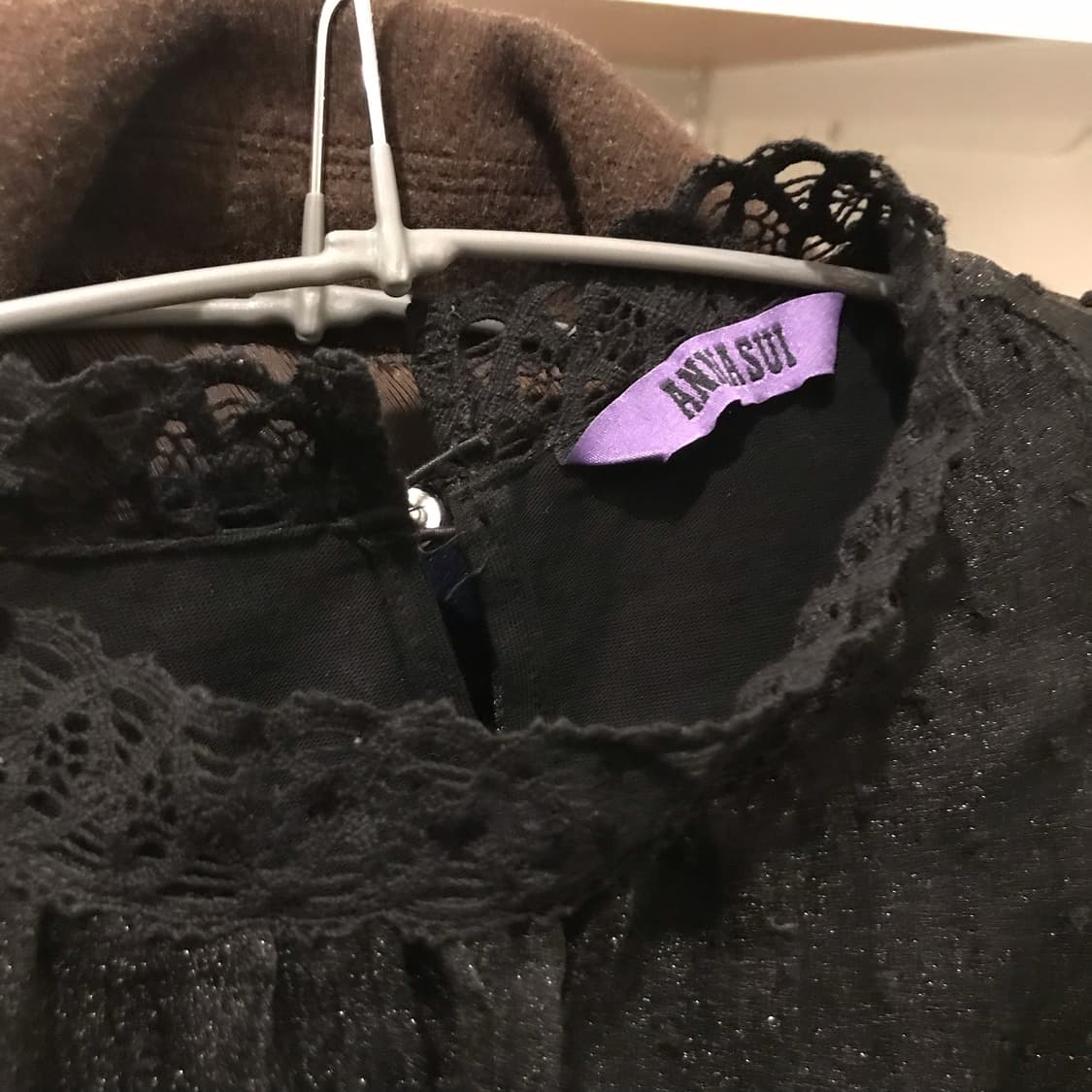 Anna Sui 안나수이 고스로리 레이스 시스루 탑 상품이미지3