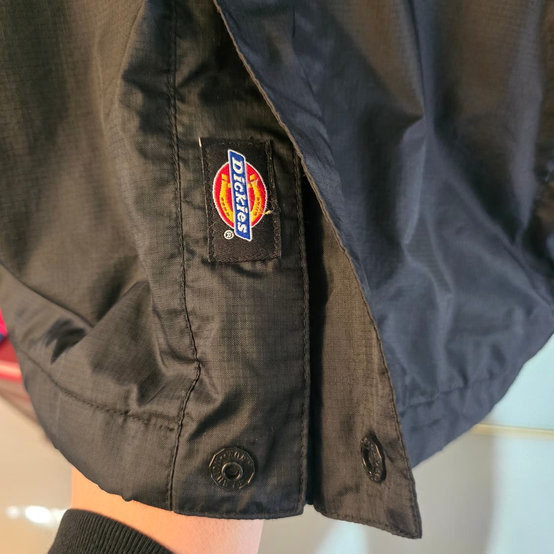 디키즈 후드 블랙 윈드브레이커 오버핏 자켓 상품이미지6