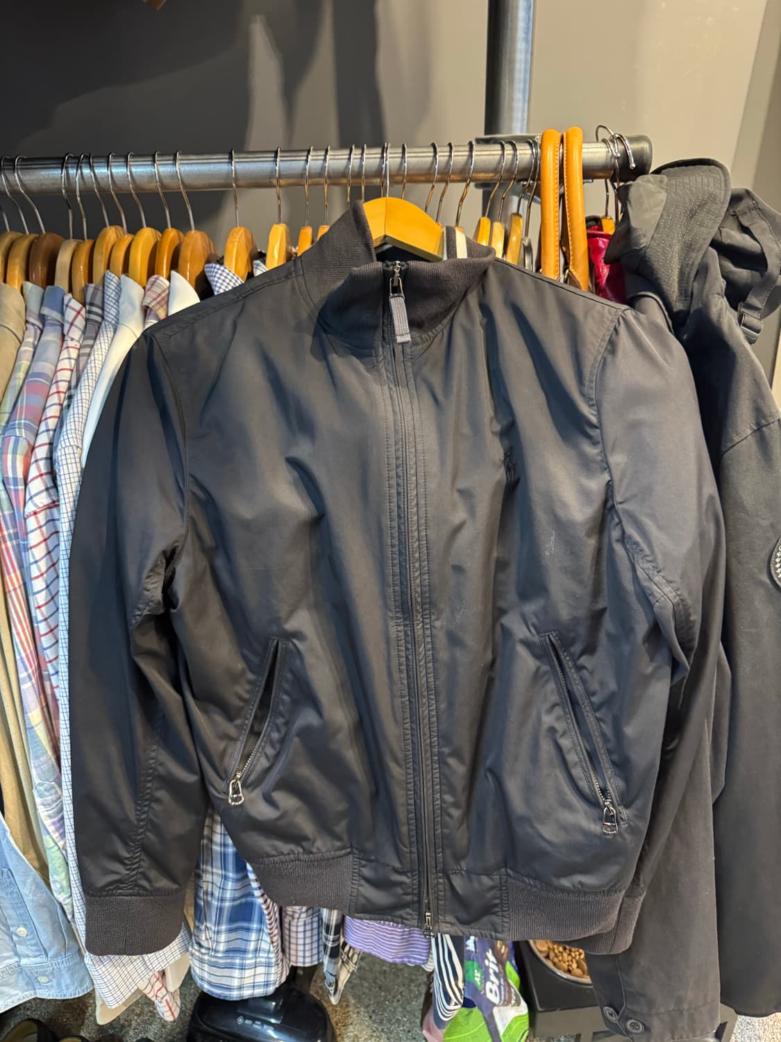 폴로 랄프로렌 블랙  바람막이자켓 상품이미지8