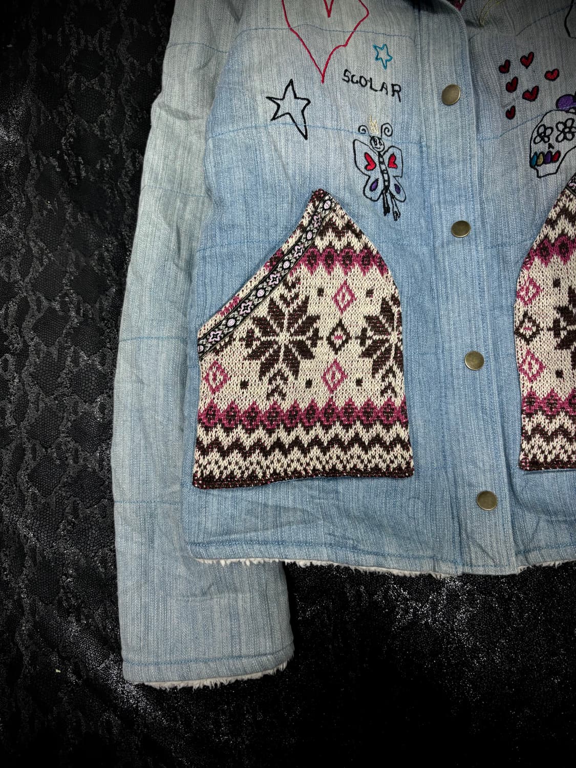 “Scolar” Kitsch&Hippie Mood White Fur Ho 상품이미지2