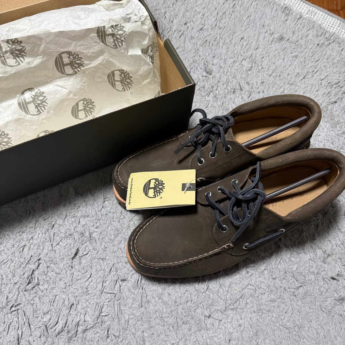 새상품 팀버랜드 보트슈즈3아이 올리브 265 상품이미지2