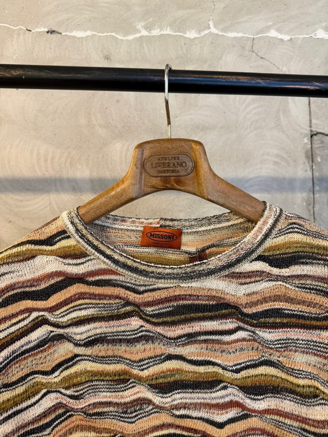 미쏘니 패턴 니트 66~77 상품이미지3