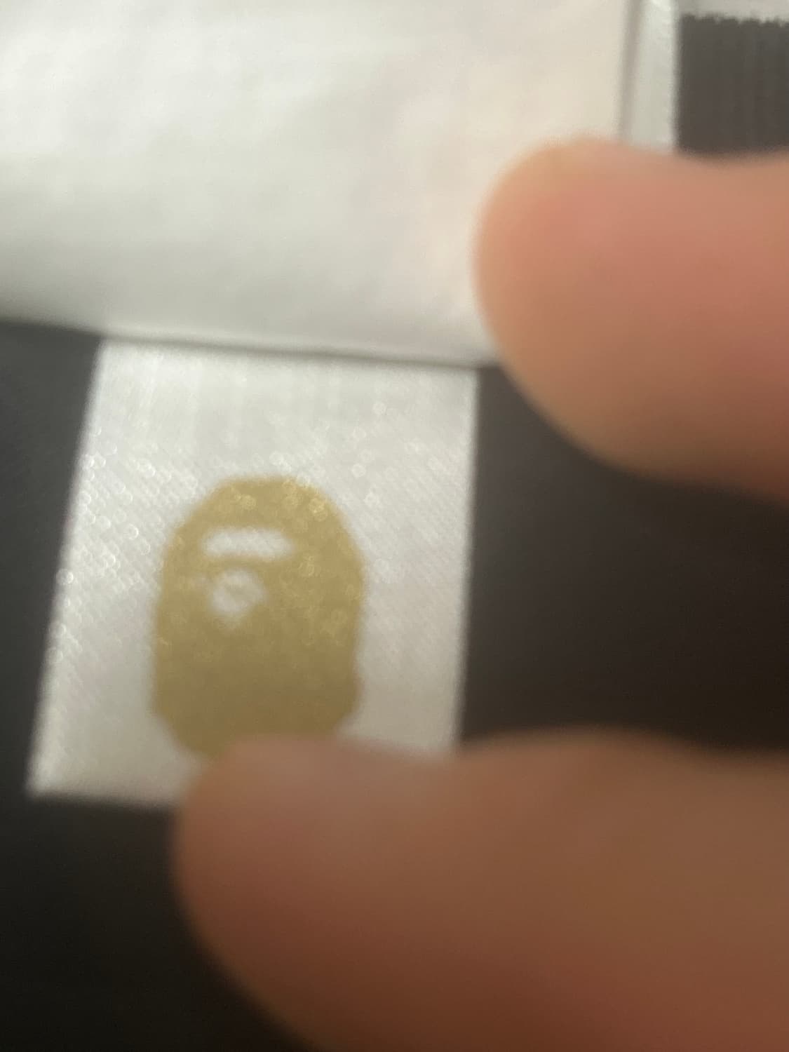 베이프 홀로그램 반팔 블랙  상품이미지4