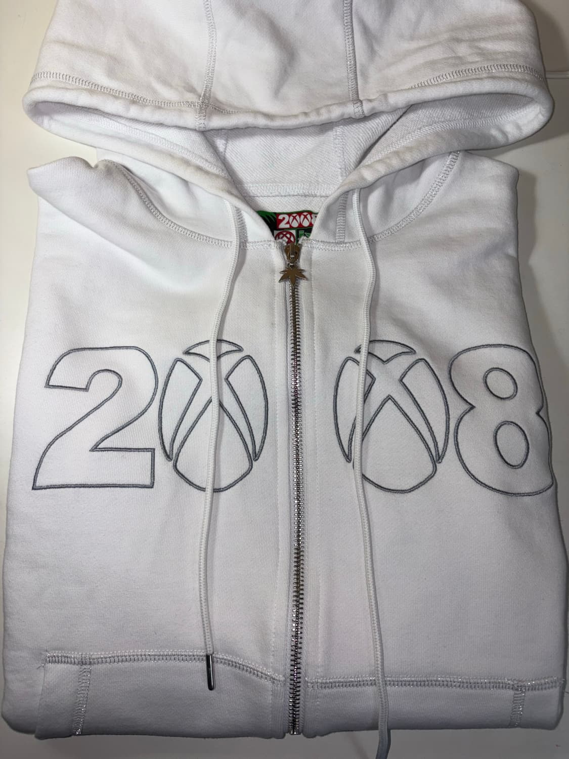 fuck this industry 2008 흰색 후드집업 L 상품이미지1