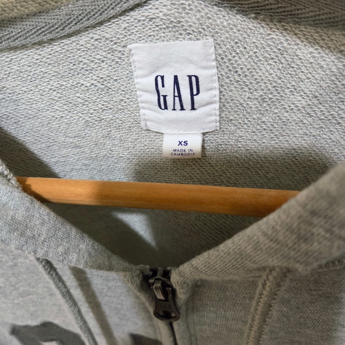 GAP 후드집업 XS 상품이미지3