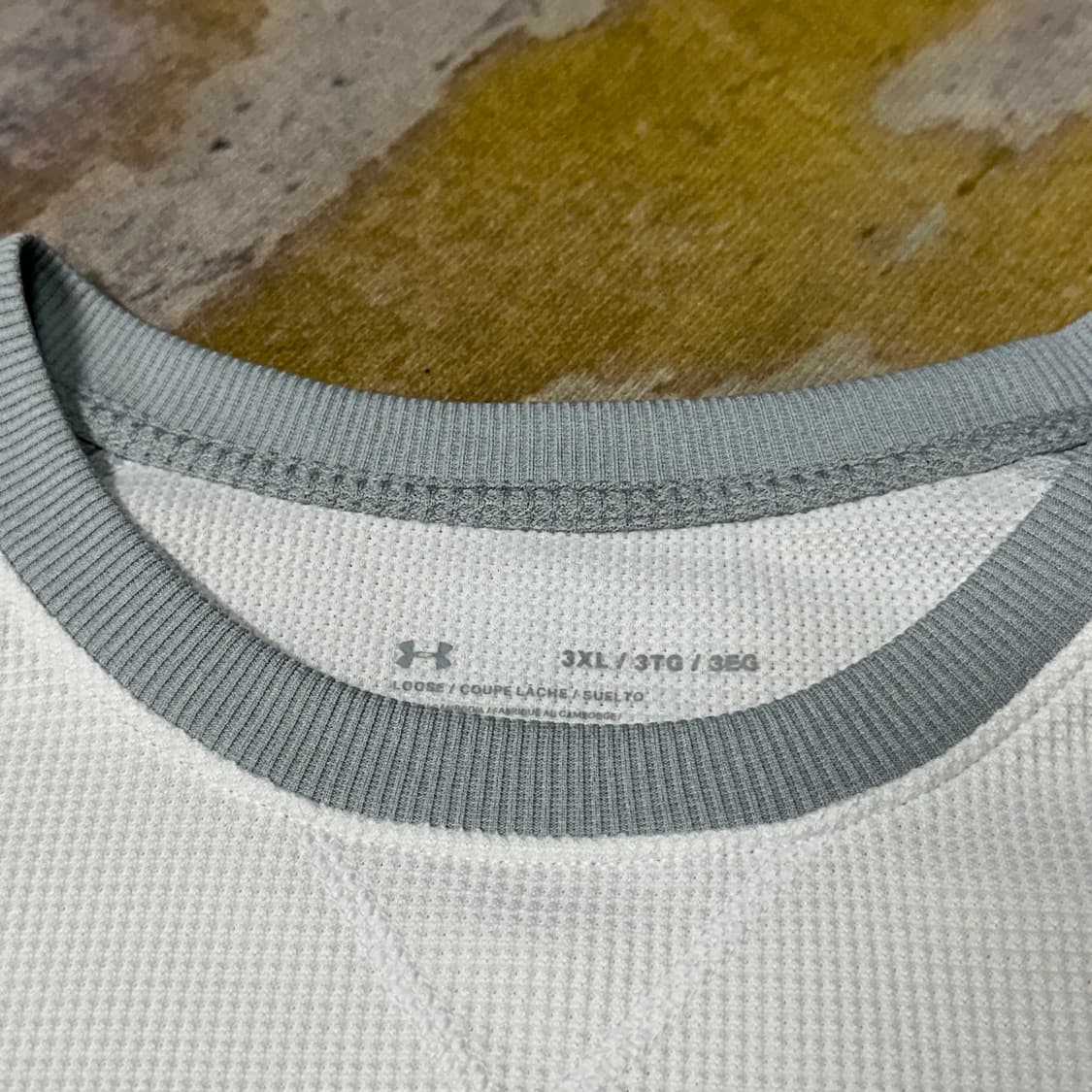 언더아머 와플 롱슬리브 긴팔티 3XL 상품이미지3