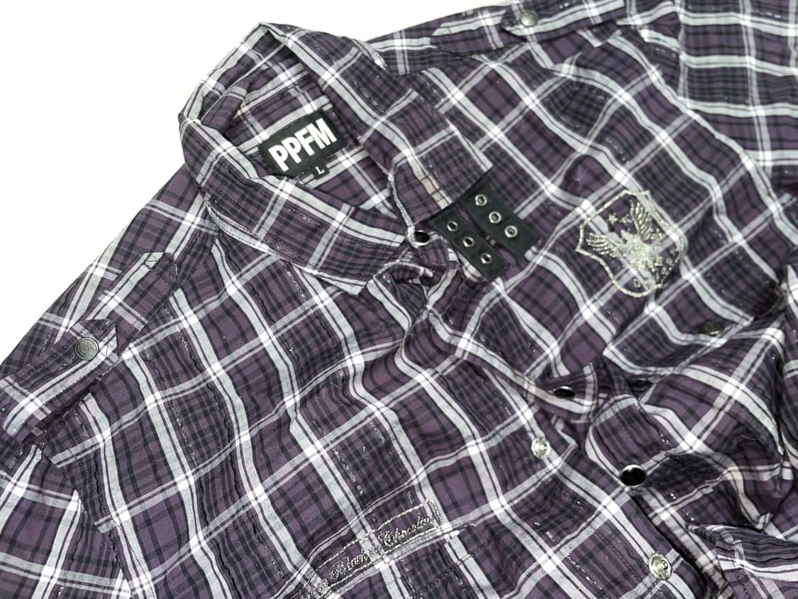 PPFM vintage check shirts 상품이미지5