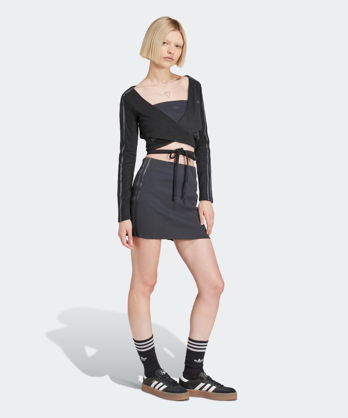 [단종] 아디다스 랩어라운드 가디건 - 블랙 상품이미지3