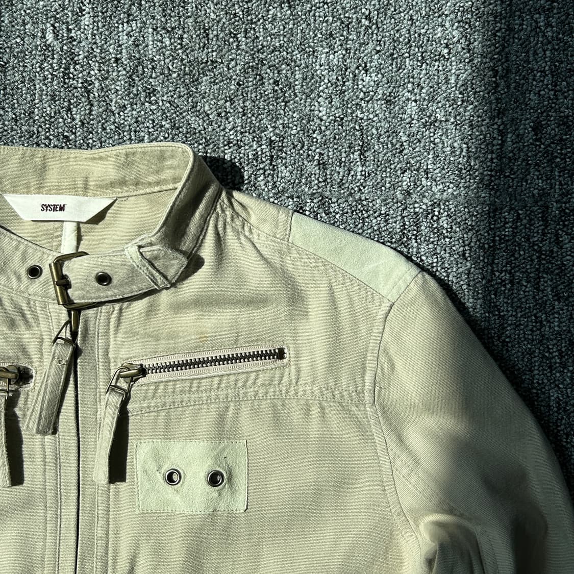 시스템 아이보리 자켓 상품이미지3