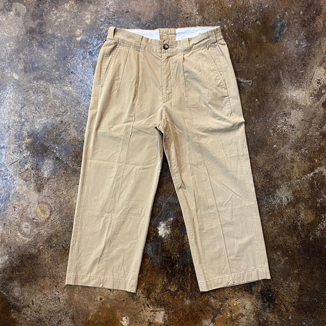 (30) Old joe 베이지색 와이드 팬츠 상품이미지1