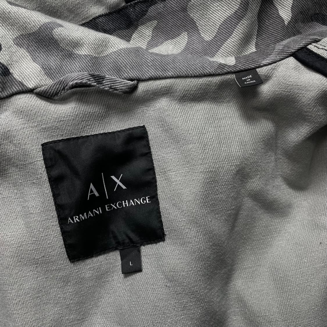 아르마니 익스체인지 카모 야상 상품이미지7