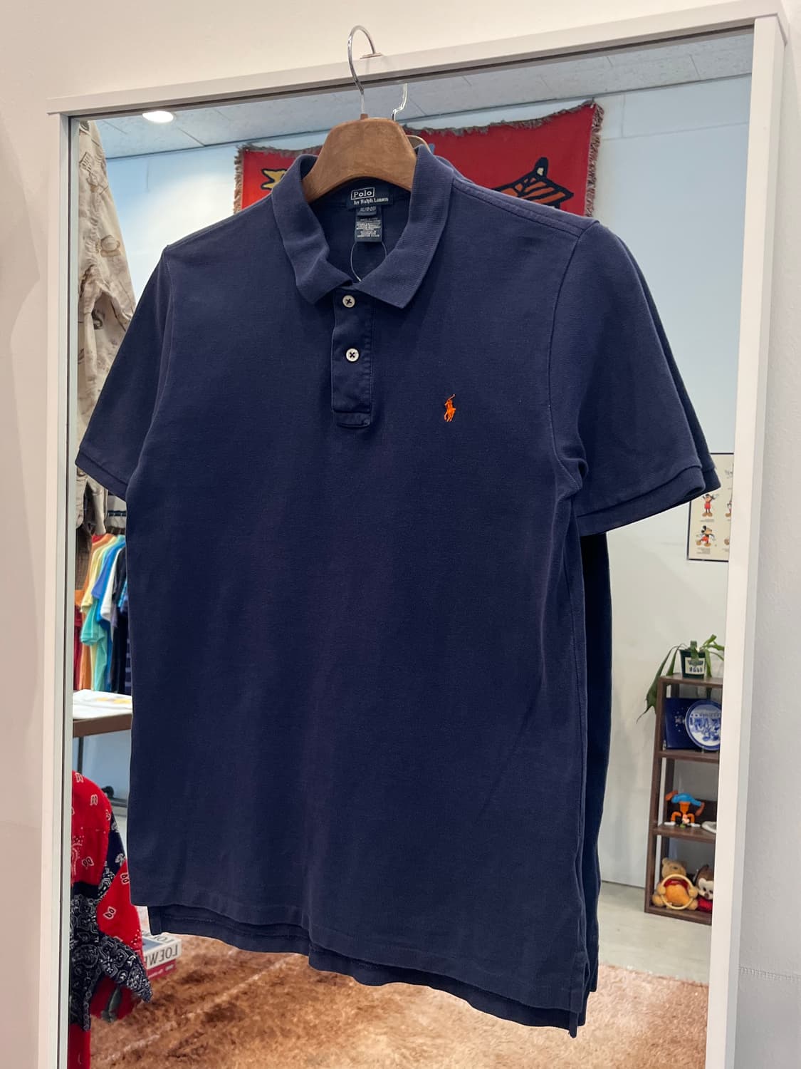 Polo RL 폴로 랄프로렌 카라티 pk 반팔 티셔츠 (navy) 상품이미지1